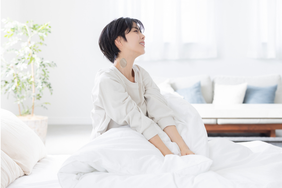 リラックスした睡眠時間にアロマシールを使用